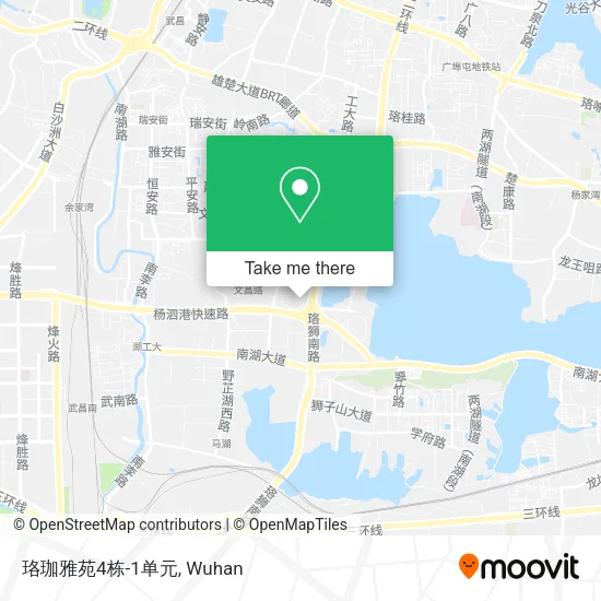 珞珈雅苑4栋-1单元 map