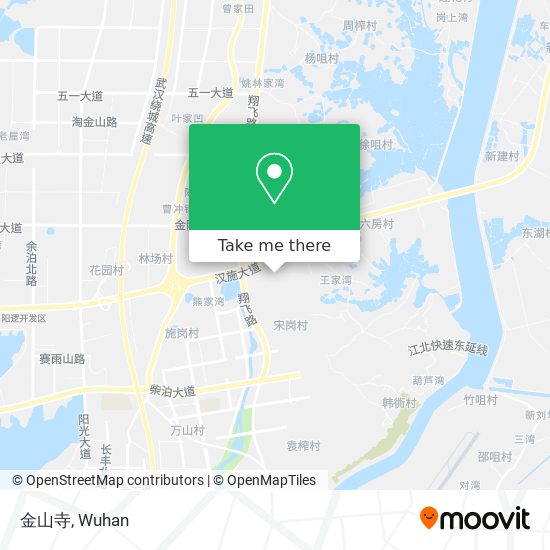 金山寺 map