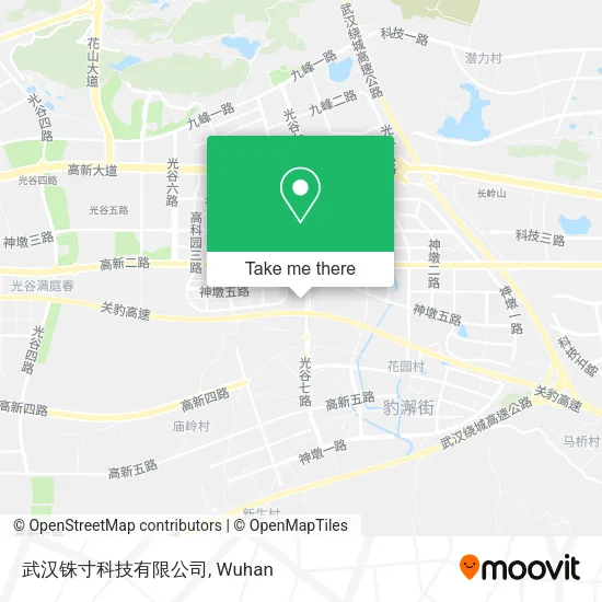 武汉铢寸科技有限公司 map
