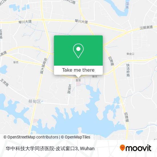 华中科技大学同济医院-皮试窗口3 map