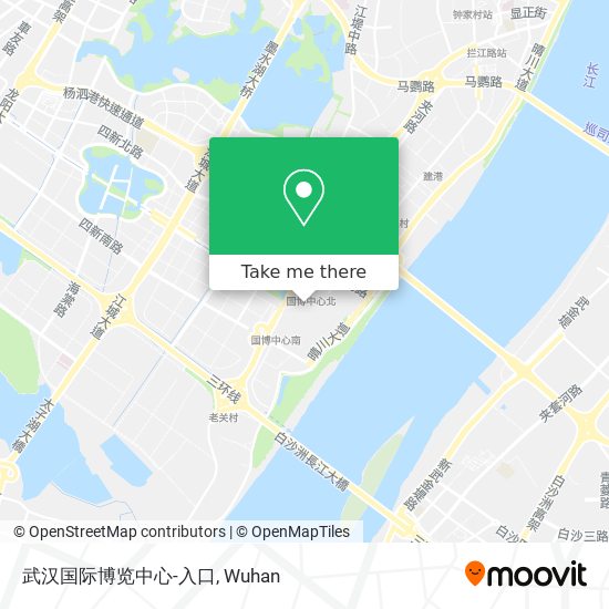 武汉国际博览中心-入口 map