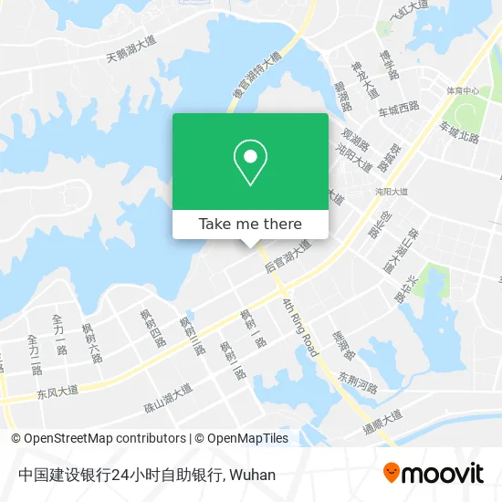 中国建设银行24小时自助银行 map