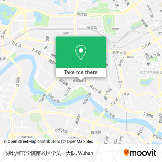 湖北警官学院南校区学员一大队 map