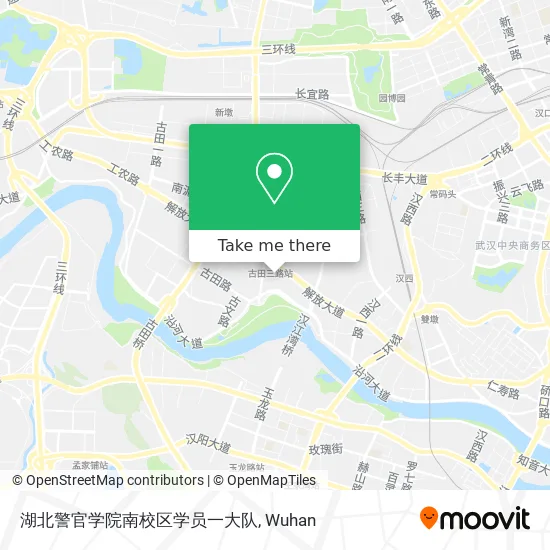 湖北警官学院南校区学员一大队 map