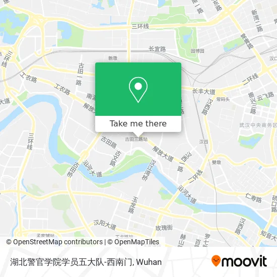 湖北警官学院学员五大队-西南门 map