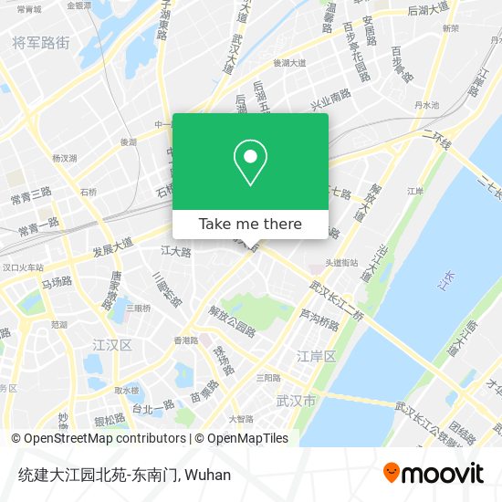统建大江园北苑-东南门 map