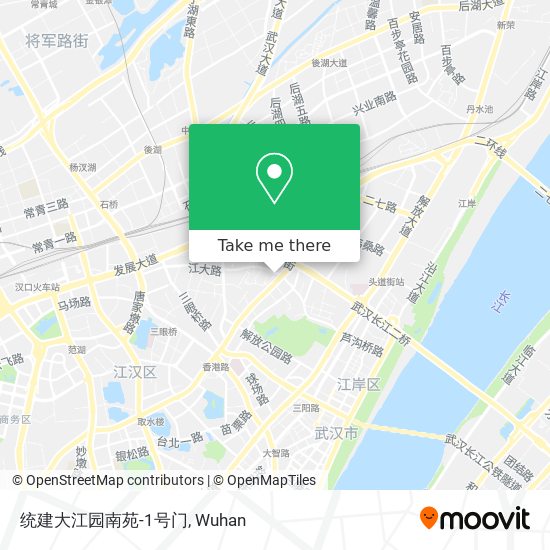 统建大江园南苑-1号门 map