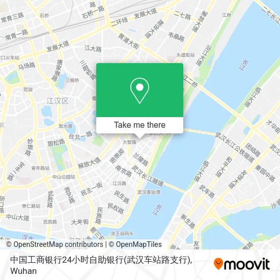中国工商银行24小时自助银行(武汉车站路支行) map