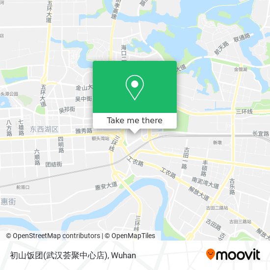 初山饭团(武汉荟聚中心店) map