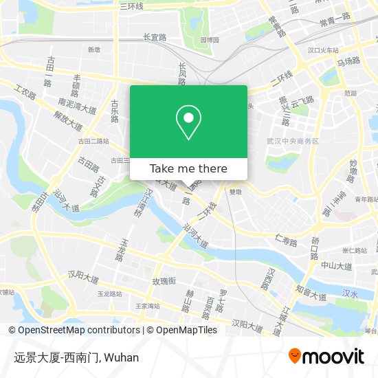 远景大厦-西南门 map