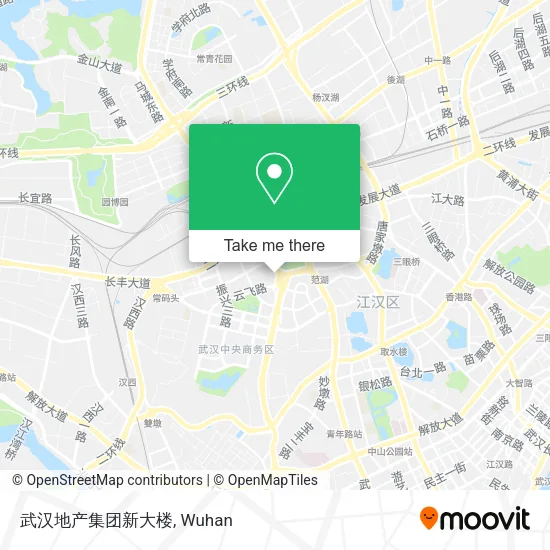 武汉地产集团新大楼 map
