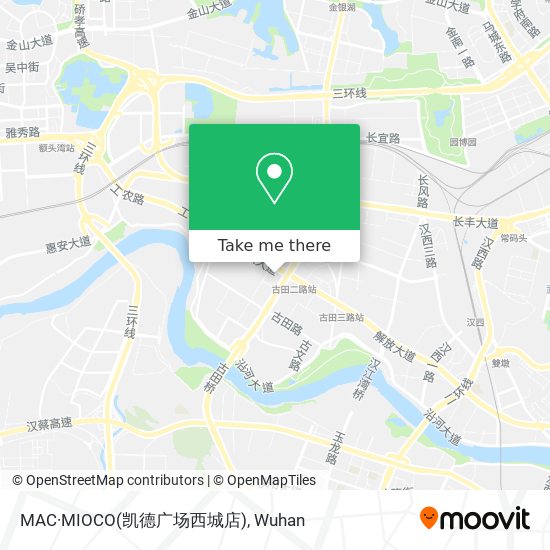 MAC·MIOCO(凯德广场西城店) map