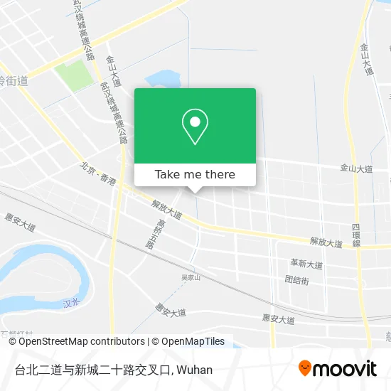 台北二道与新城二十路交叉口 map