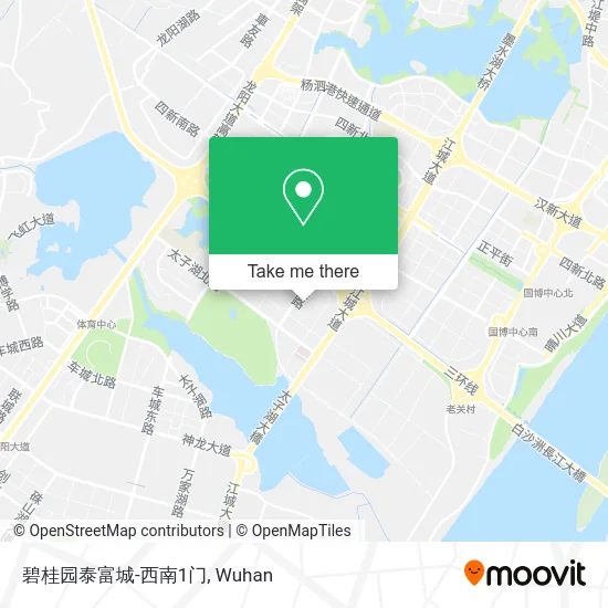 碧桂园泰富城-西南1门 map