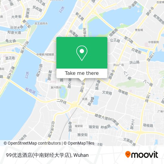 99优选酒店(中南财经大学店) map