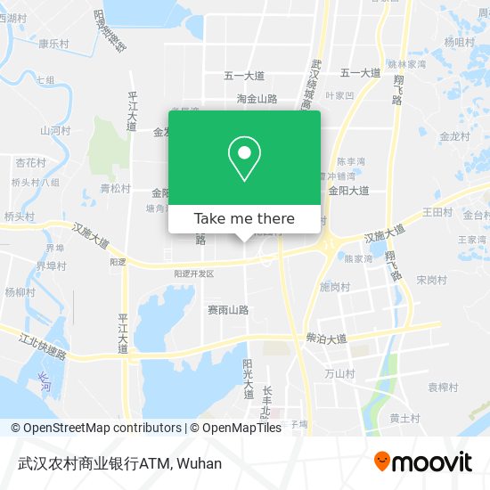 武汉农村商业银行ATM map