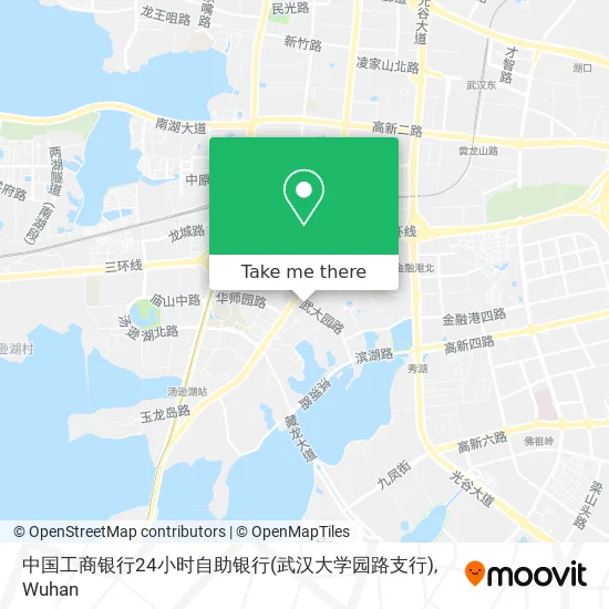 中国工商银行24小时自助银行(武汉大学园路支行) map