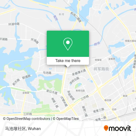 马池墩社区 map