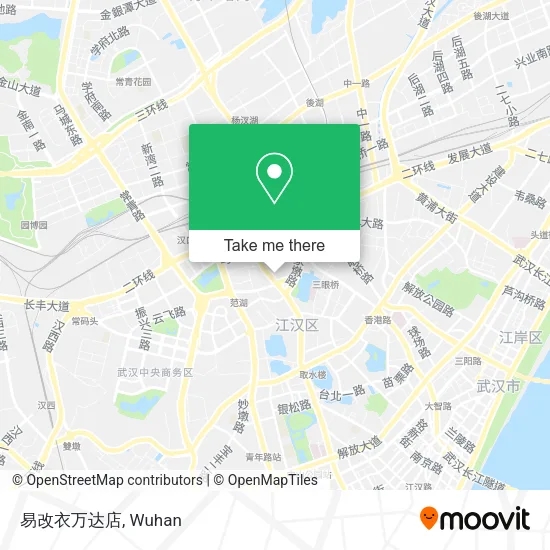 易改衣万达店 map