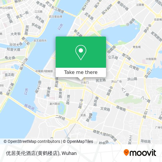 优居美伦酒店(黄鹤楼店) map