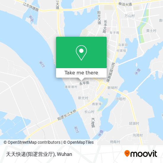 天天快递(阳逻营业厅) map