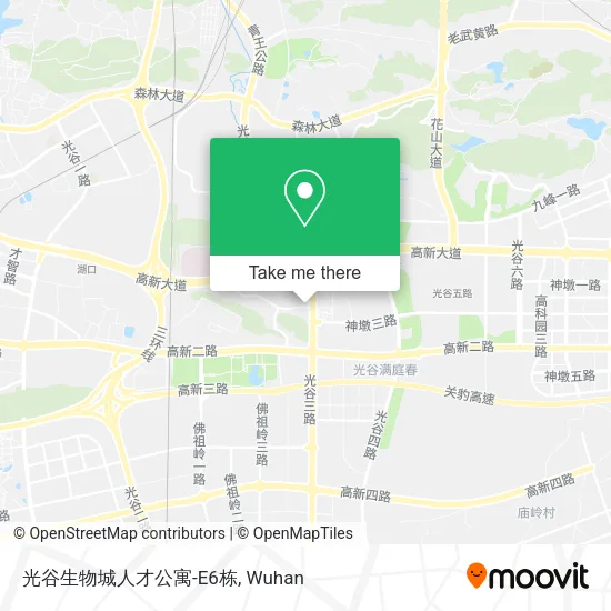 光谷生物城人才公寓-E6栋 map