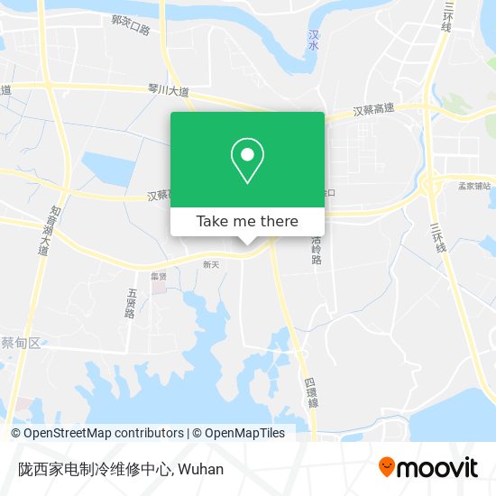 陇西家电制冷维修中心 map