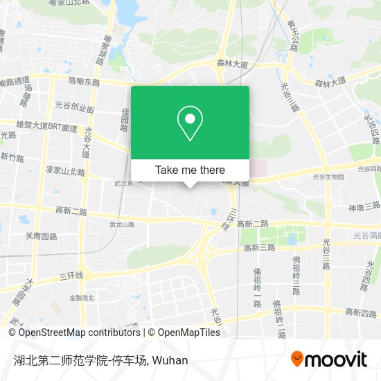 湖北第二师范学院-停车场 map