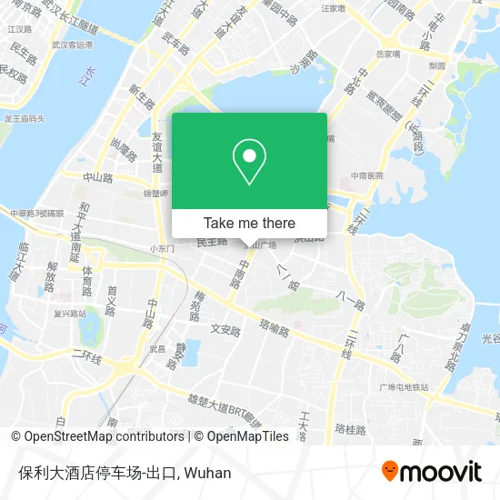 保利大酒店停车场-出口 map