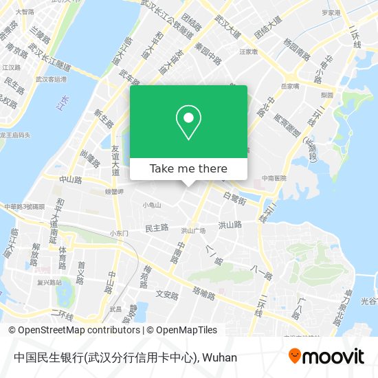 中国民生银行(武汉分行信用卡中心) map