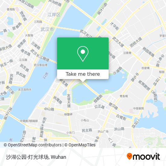 沙湖公园-灯光球场 map