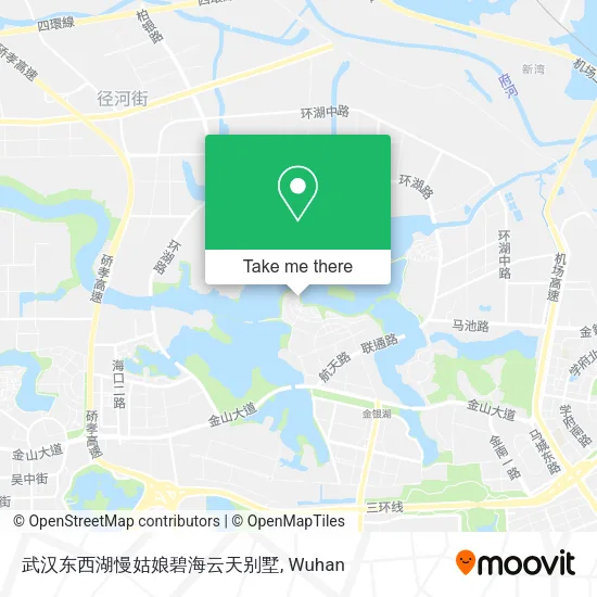武汉东西湖慢姑娘碧海云天别墅 map
