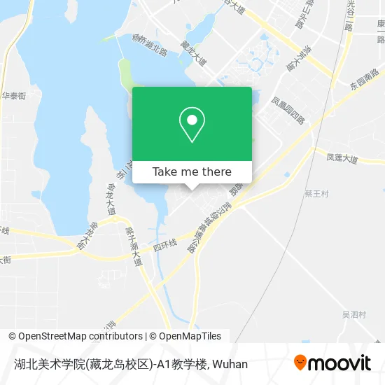 湖北美术学院(藏龙岛校区)-A1教学楼 map