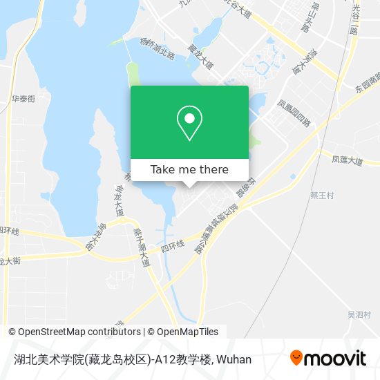 湖北美术学院(藏龙岛校区)-A12教学楼 map