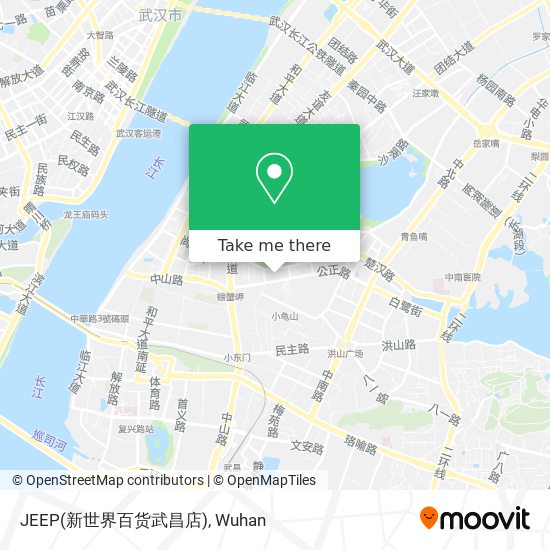 JEEP(新世界百货武昌店) map