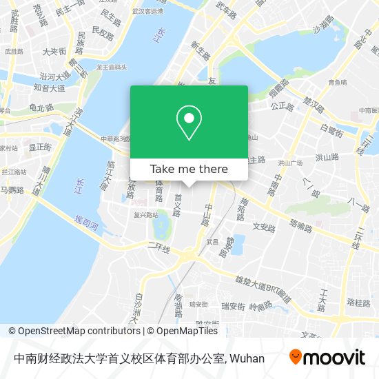 中南财经政法大学首义校区体育部办公室 map