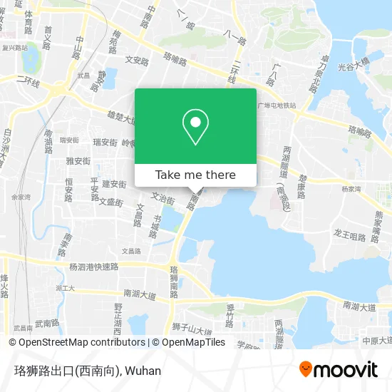 珞狮路出口(西南向) map