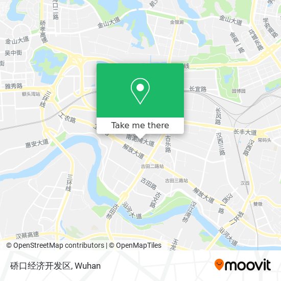 硚口经济开发区 map