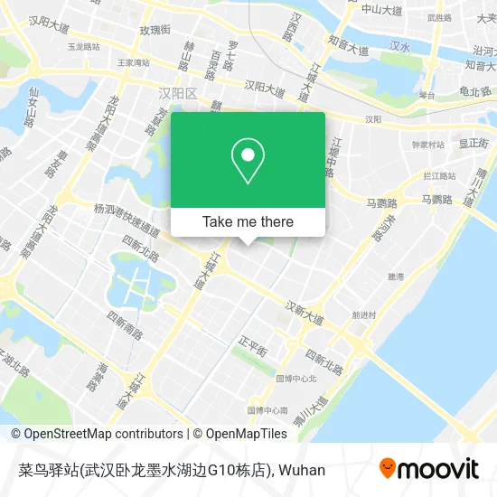 菜鸟驿站(武汉卧龙墨水湖边G10栋店) map