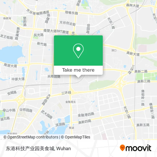 东港科技产业园美食城 map