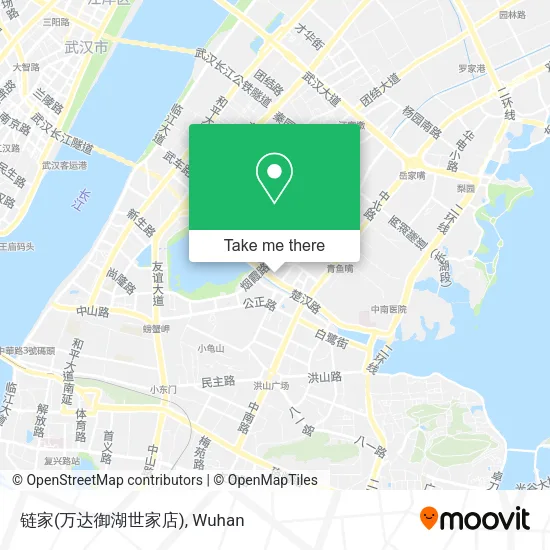 链家(万达御湖世家店) map