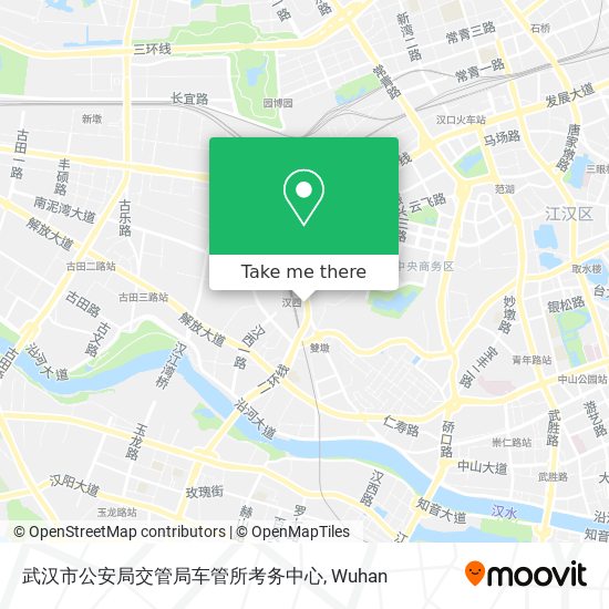 武汉市公安局交管局车管所考务中心 map
