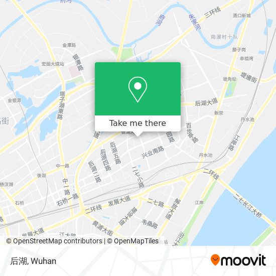 后湖 map