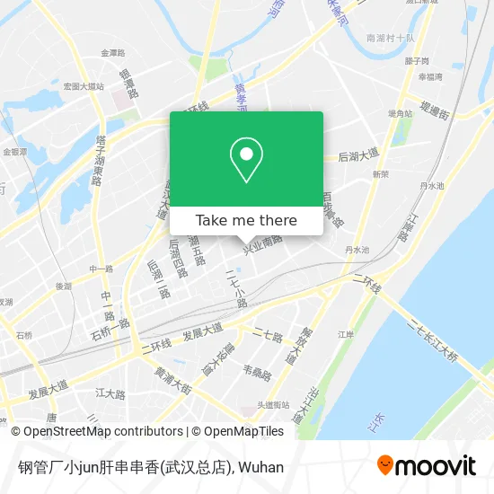 钢管厂小jun肝串串香(武汉总店) map