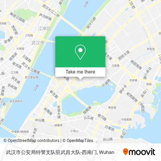 武汉市公安局特警支队驻武昌大队-西南门 map