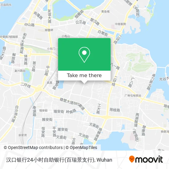 汉口银行24小时自助银行(百瑞景支行) map