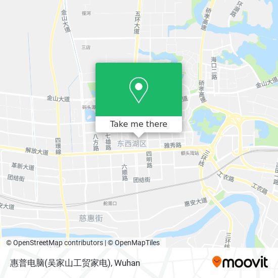 惠普电脑(吴家山工贸家电) map