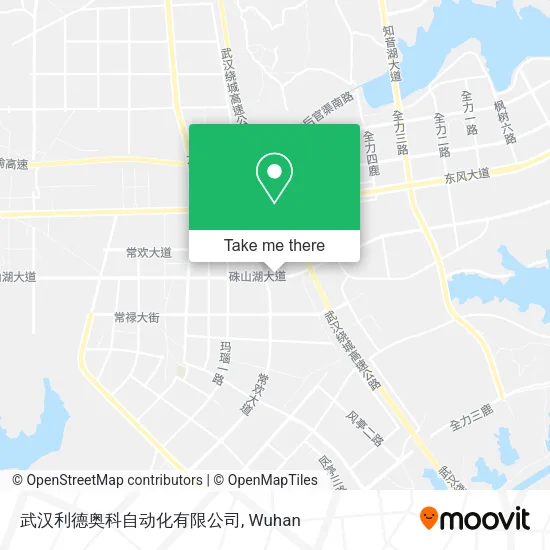 武汉利德奥科自动化有限公司 map