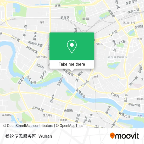 餐饮便民服务区 map