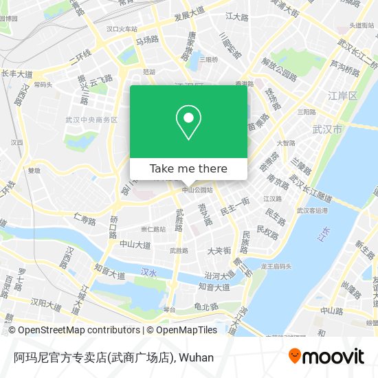 阿玛尼官方专卖店(武商广场店) map